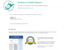Tablet Screenshot of pihn.org